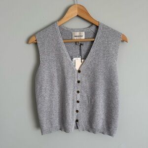 NWT Industry Gray V-Neck Sweater Vest